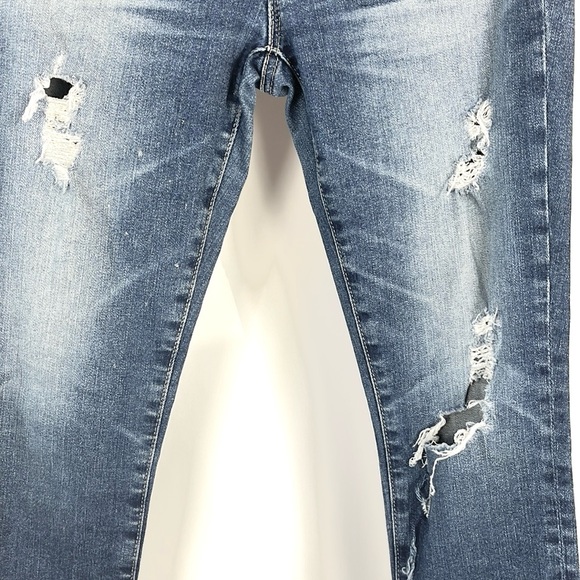 AG Adriano Goldschmied The Legging Ankle 14 Years Radiant Blue Step-Hem Jeans - Picture 6 of 12
